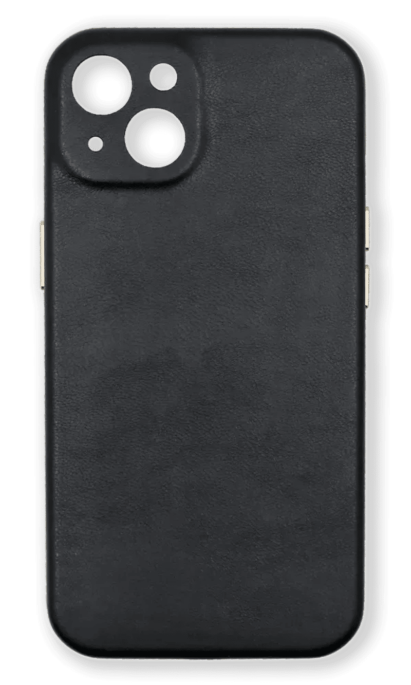 Чохол-накладка Leather Full Buttons для iPhone 14 / 13 Black