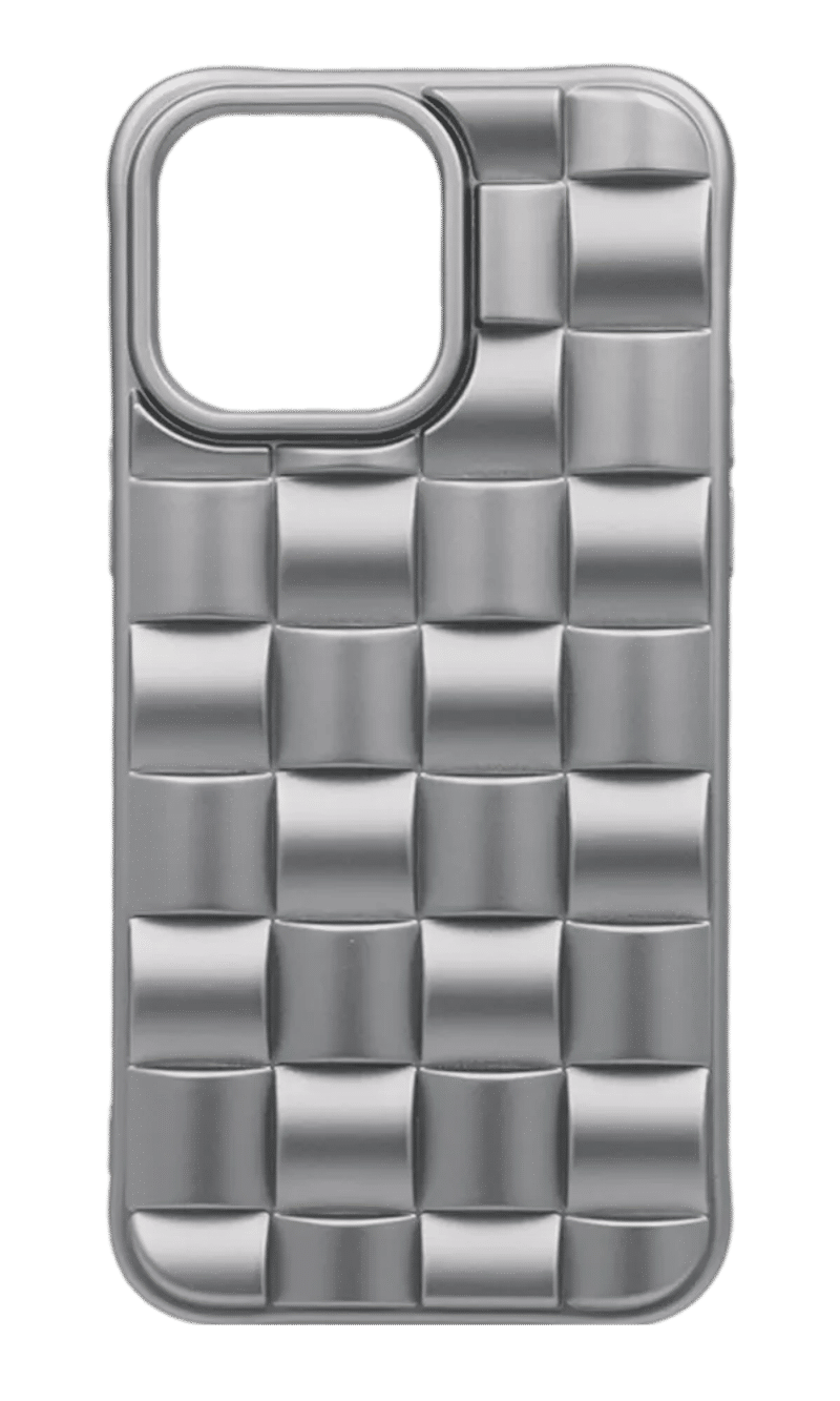 Чохол силіконовий 3D Sphere для iPhone 14 Pro Max Silver