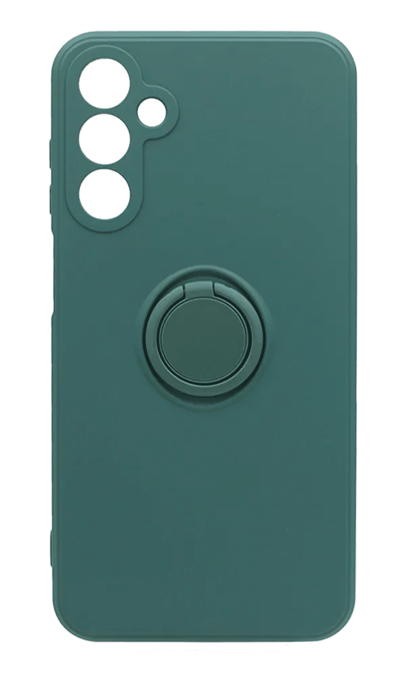 Чохол силіконовий Matte Color Buttons + RingHolder Samsung A15 SM-A155F Green