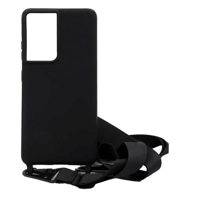 Silicone case Molan Silicone Strap for Samsung S21 Ultra SM-G998B Black