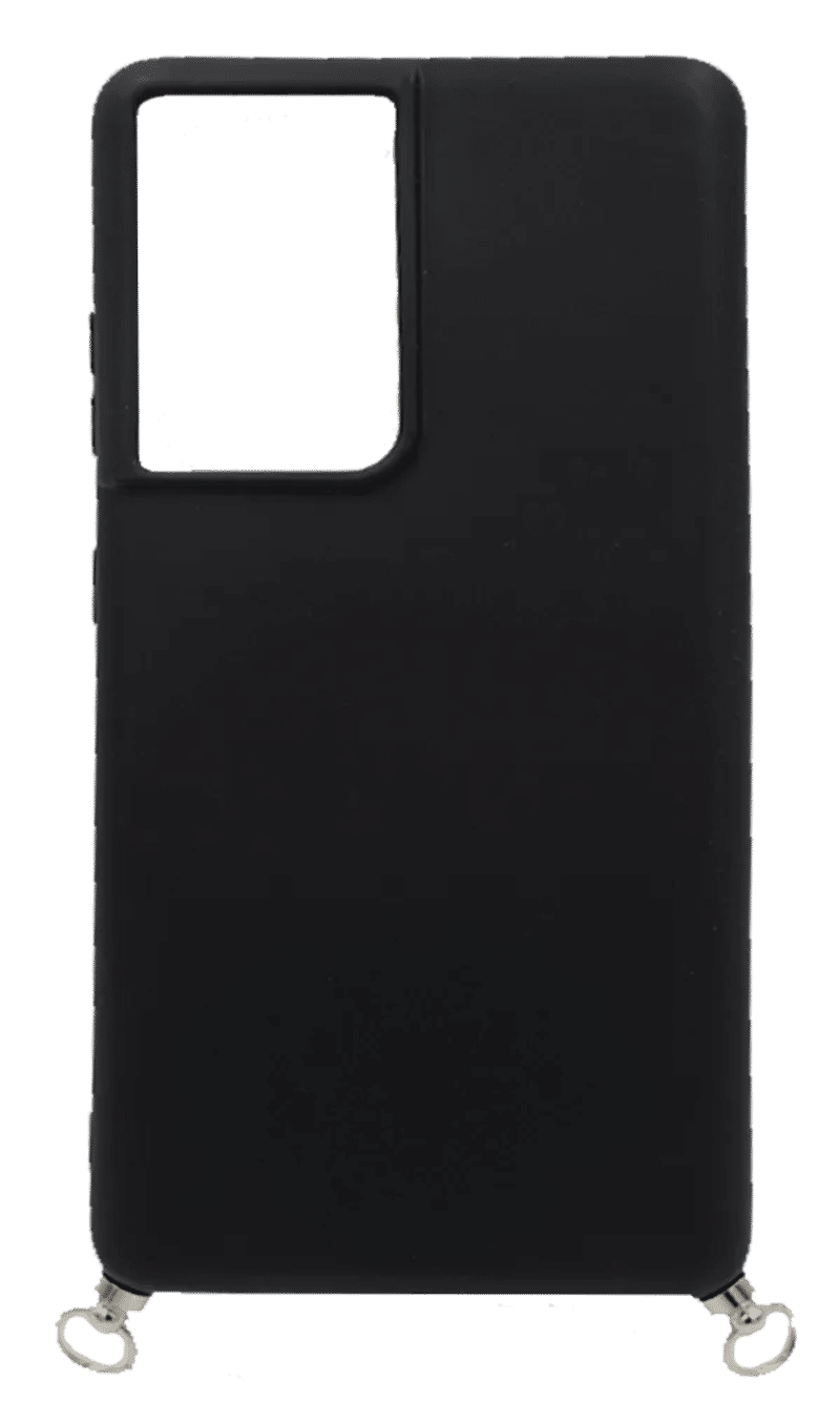 Чохол силіконовий Slim Chain+ Strap для Samsung S21 Ultra SM-G998B Black