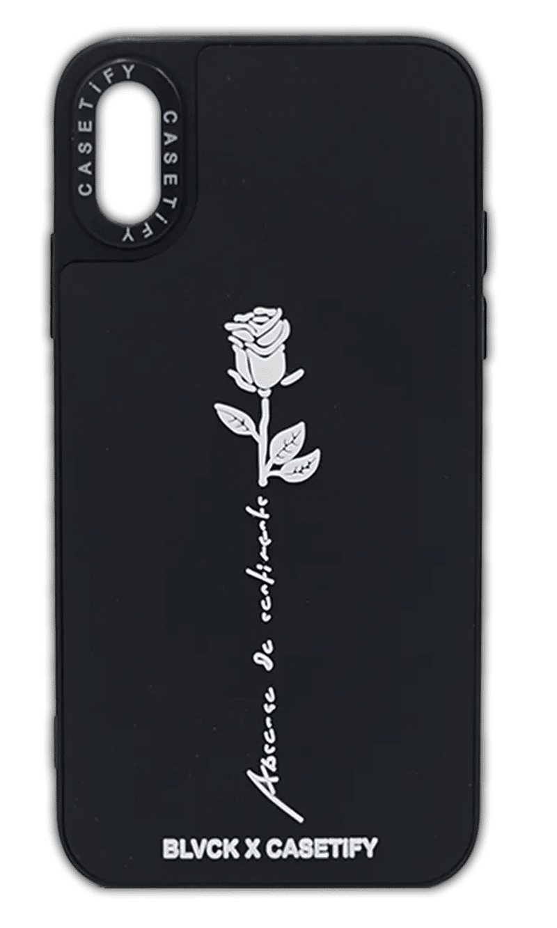 Чохол-накладка Caseti 3d Blvck Rose для iPhone XR Black