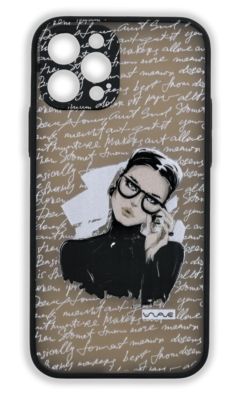 Чохол-накладка Shadow Matt Bad Teacher для iPhone 12 Pro Black