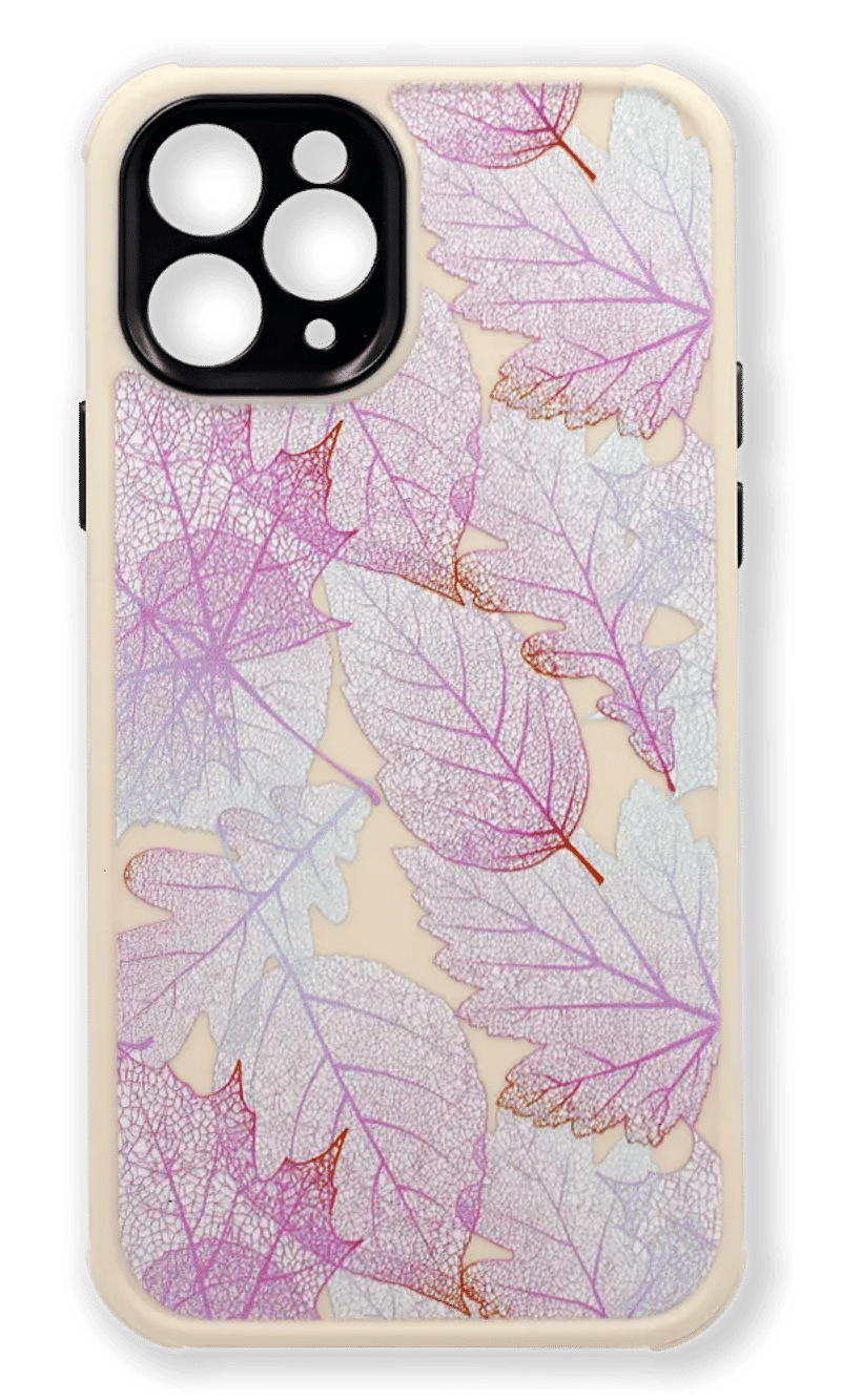 Чохол силіконовий Print Autumn Flowers для iPhone 11 Pro Pink Sand