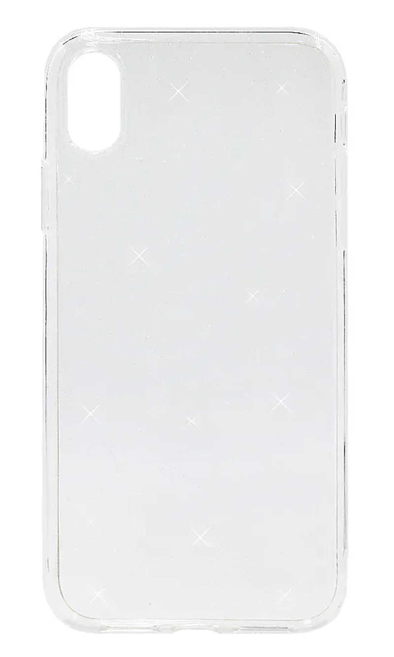 Чохол силіконовий WS Sparkles для iPhone XR Transparent