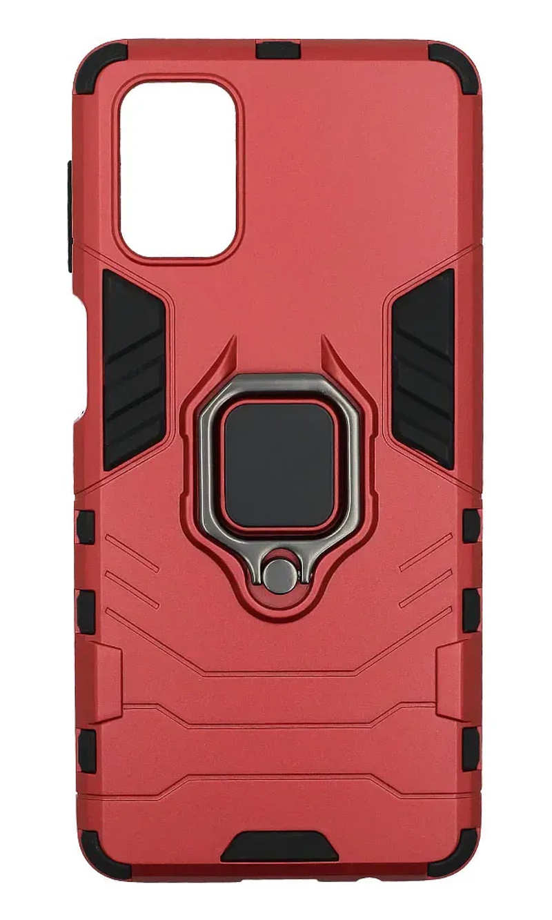Чохол-накладка Hybrid + Ring Holder для Samsung M31s SM-M317F Red