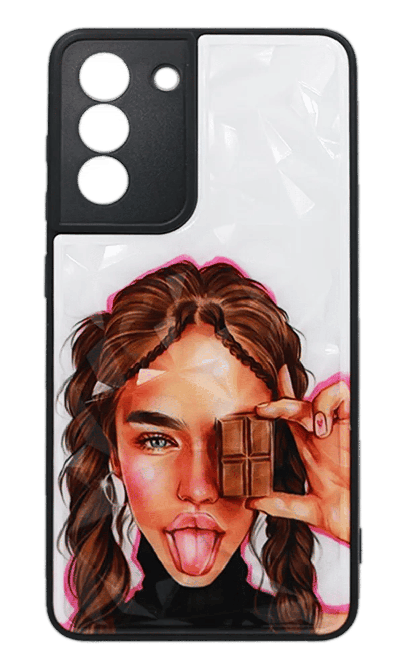 Чохол-накладка Prizm Print для Samsung S21 FE SM-G990F Chocolate