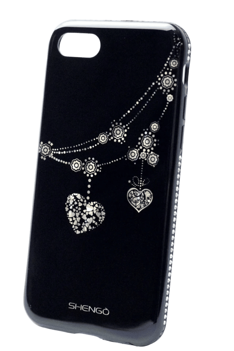Cover-plate Shengo Diamonds Overflow for iPhone SE2 / 8/7 Hearts