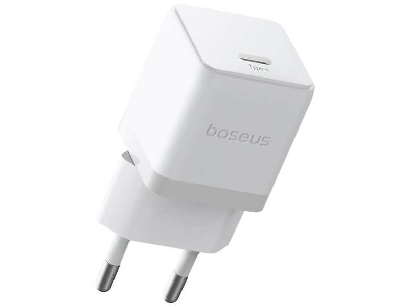 Мережевий Зарядний Пристрій 1Type-C Baseus Palm Fast Charger 20W White
