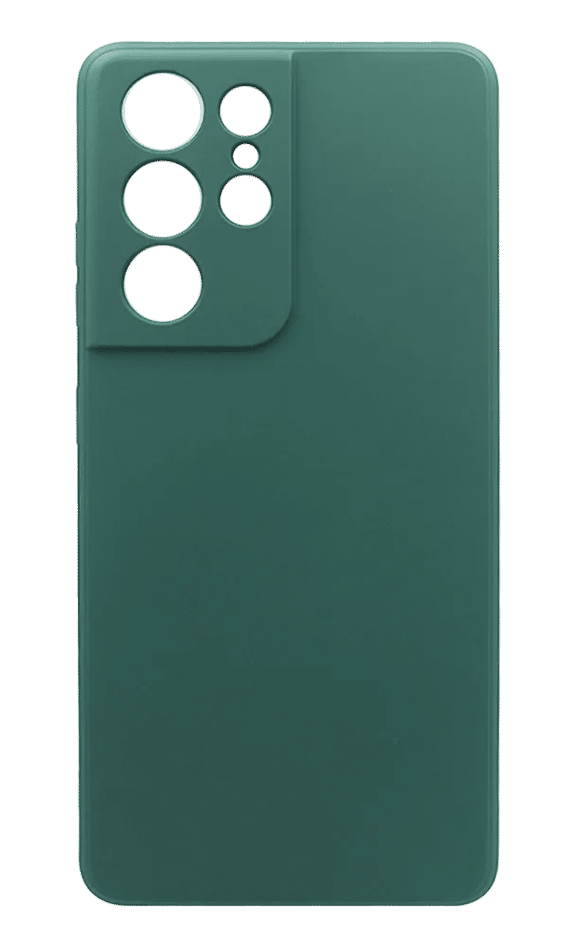 Чохол Molan Silicone Full Cam Samsung S21 Ultra SM-G998B Green
