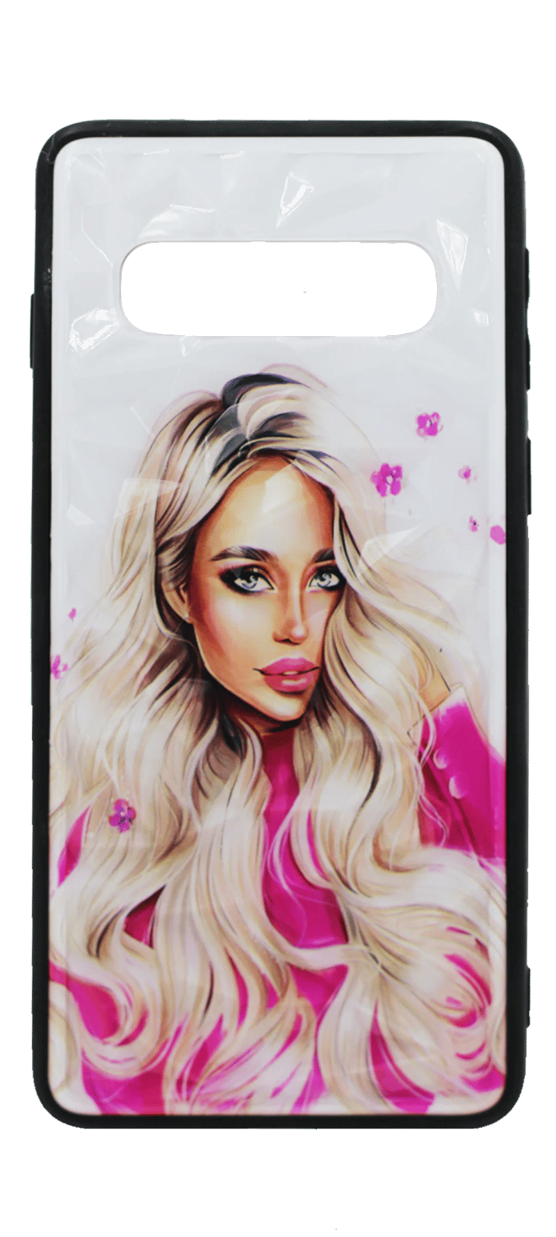 Cover-cover Prizm Print for Samsung S10 SM-G973F Girl Pink