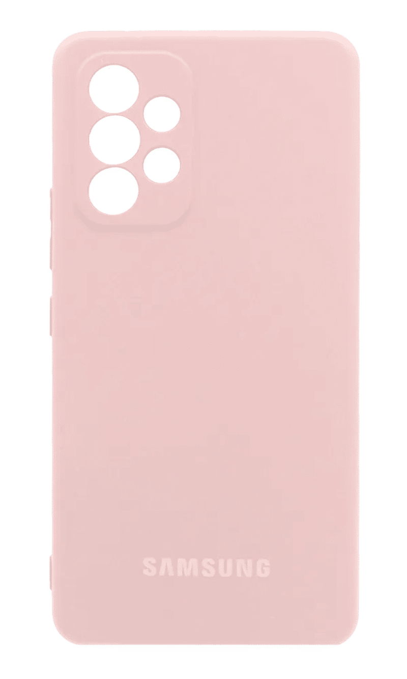 Silicone Silicone Cover for Samsung A33 SM-A336F Pink