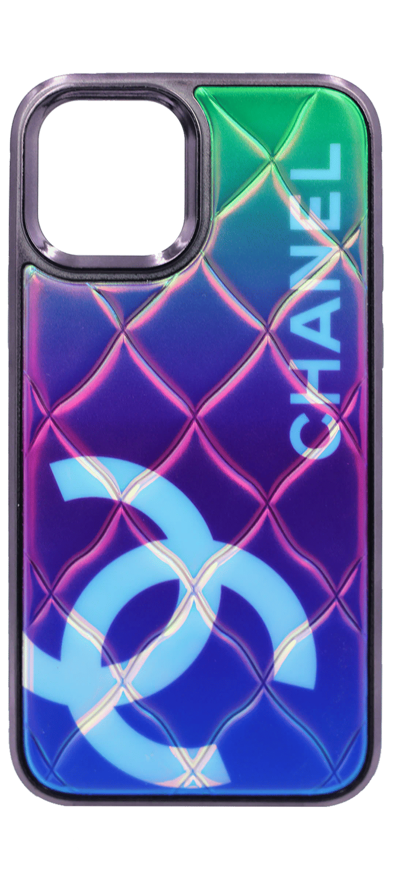 Чохол-накладка Chan Delux Editionl для iPhone 12 / 12 Pro Green/Purple