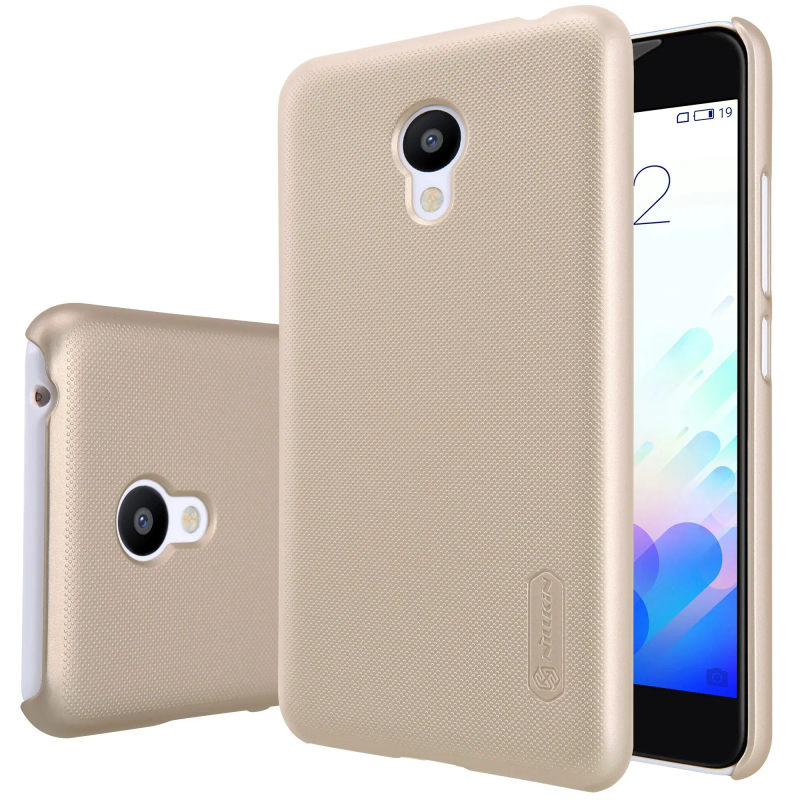 Cover-plate Nillkin Super Frosted Shield for Meizu M3 Mini / M3s Gold + film