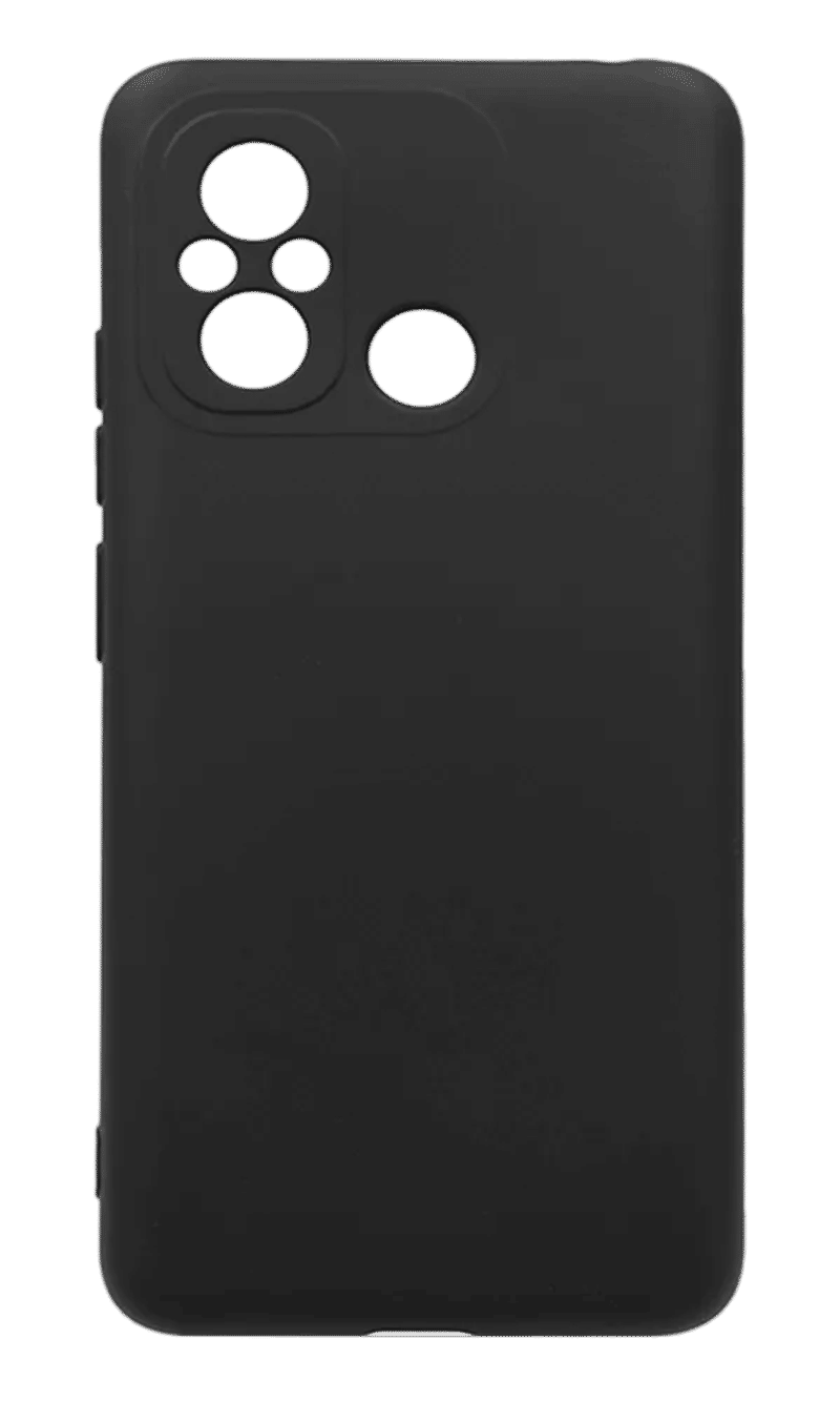 Molan Silicone case for Xiaomi Redmi 12C/11A Black