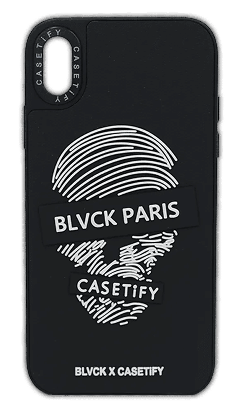 Чохол-накладка Caseti 3d Blvck Paris для iPhone X / XS Black