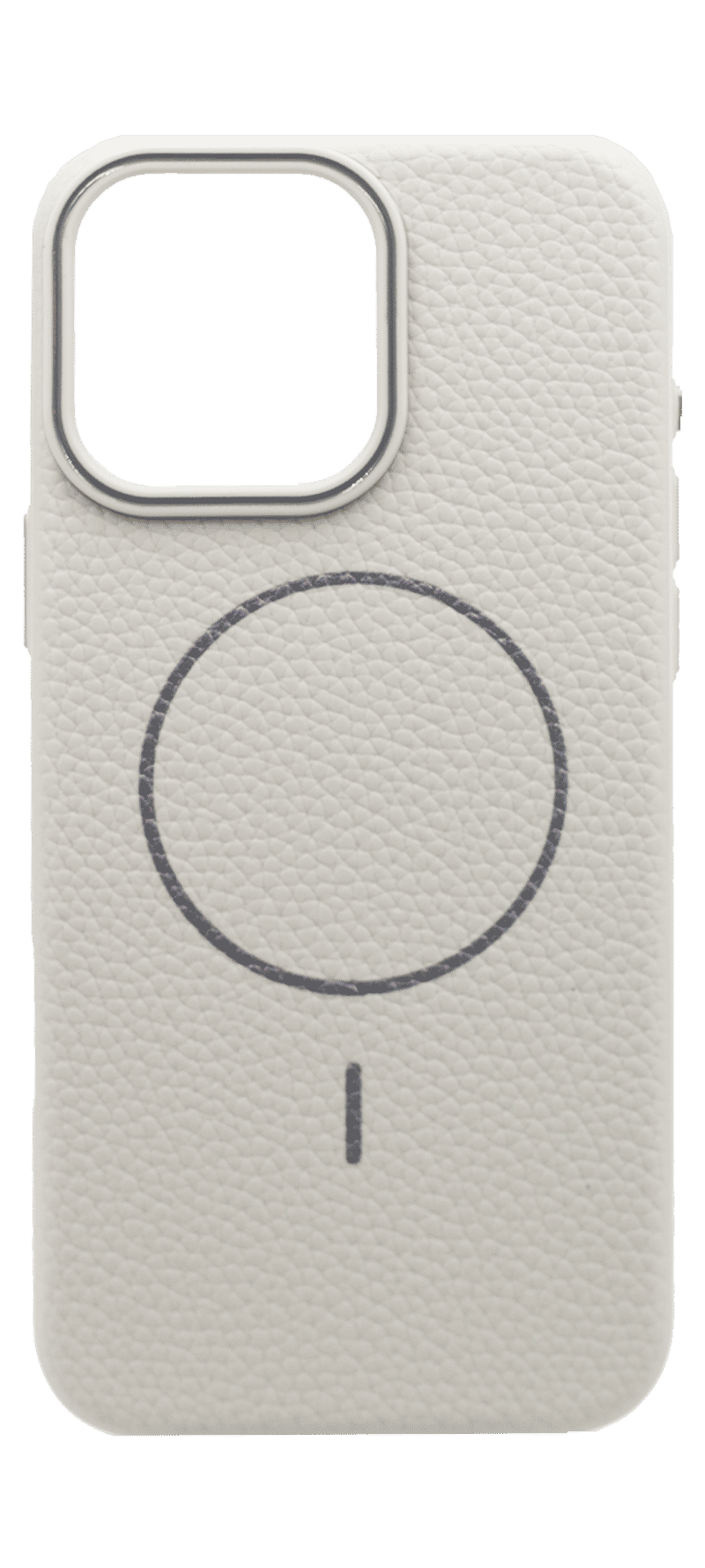 Чохол силіконовий Beat Leather MagSafe для iPhone 16 Pro Max Stone