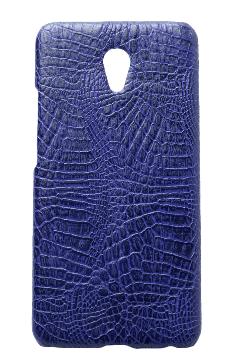 Чохол-накладка Leather Crocodile для Meizu M5C Blue