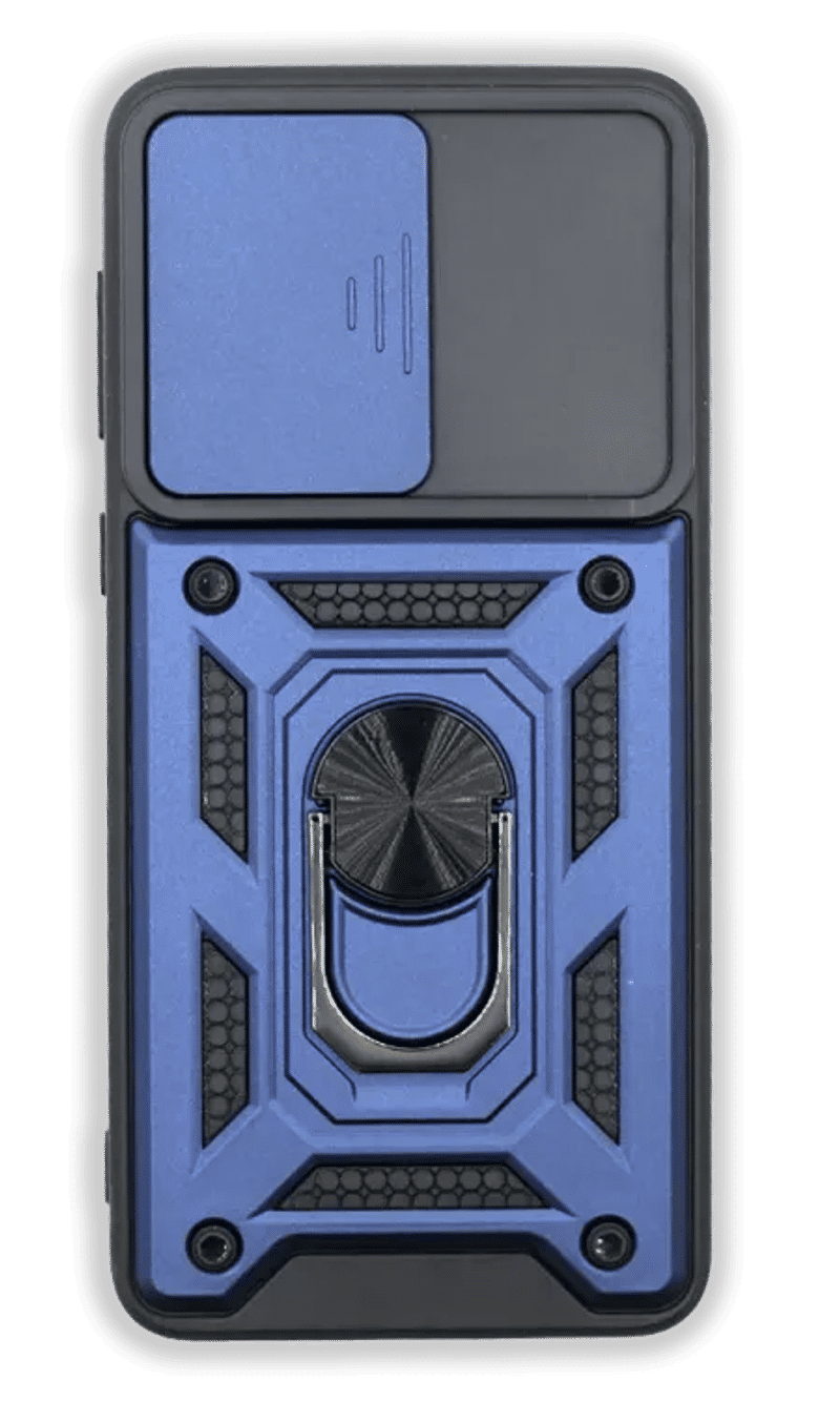 Чохол-накладка Hybrid CamOff+ Ring для Samsung S20 FE SM-G780F Blue