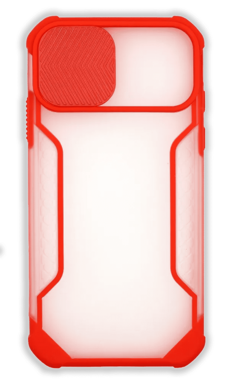 Чохол-накладка Enchanting OffCam Easy TPU для iPhone X / XS Clear/Red