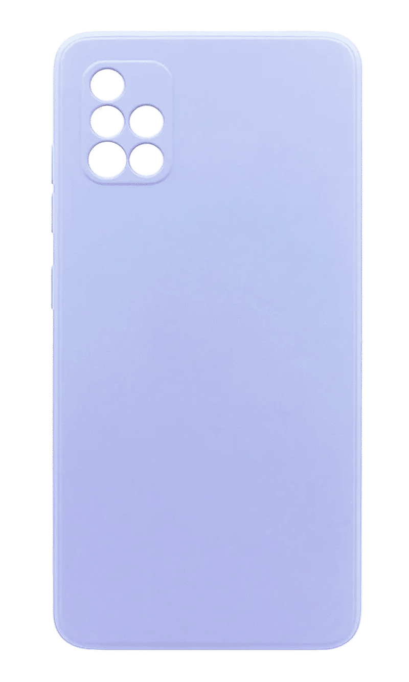 Чохол Molan Silicone для Samsung A71 SM-A715F Lilac