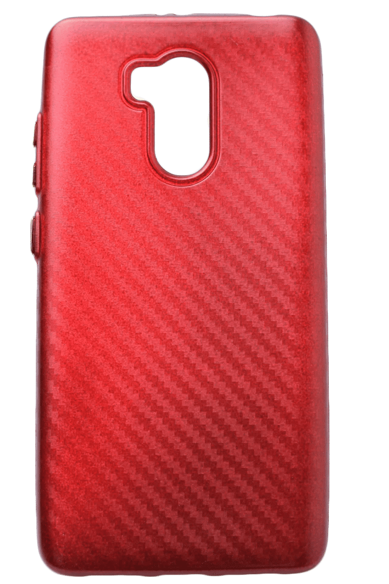 Чохол силіконовий Carbon для Xiaomi Redmi 4 Prime / 4 Pro Bordo