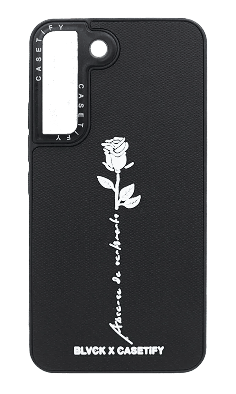 Чохол Caseti 3d Blvck Rose для Samsung S22 SM-S901B Black