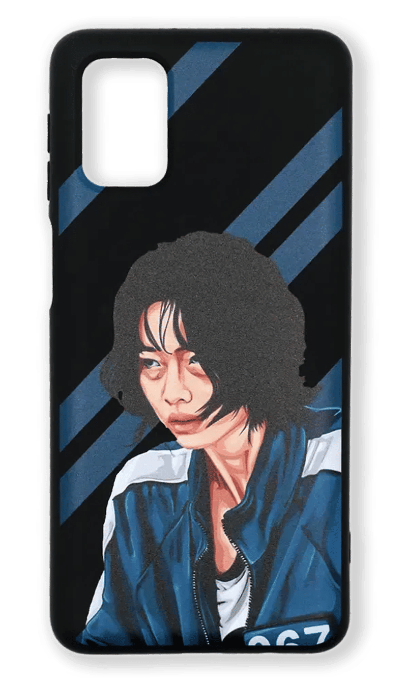 Case silicone Squid Game for Samsung M31s SM-M317F Black Print 1