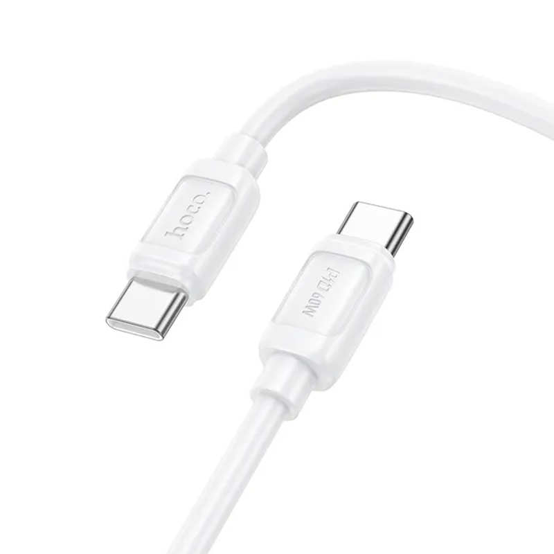 Cable Type-C to Type-C 1m Hoco X115 Surpass 60W White