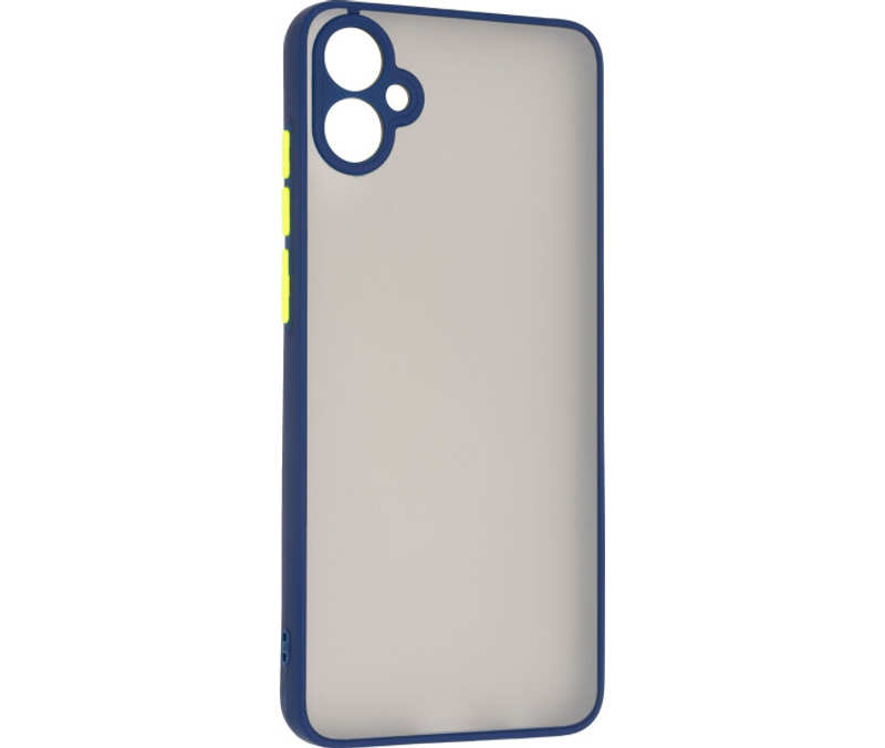 Чохол-накладка Mate + Border Silicon Samsung A05 SM-A055F Blue