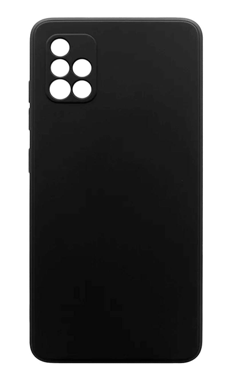 Чохол Molan Silicone Full Cam Samsung A71 SM-A715F Black