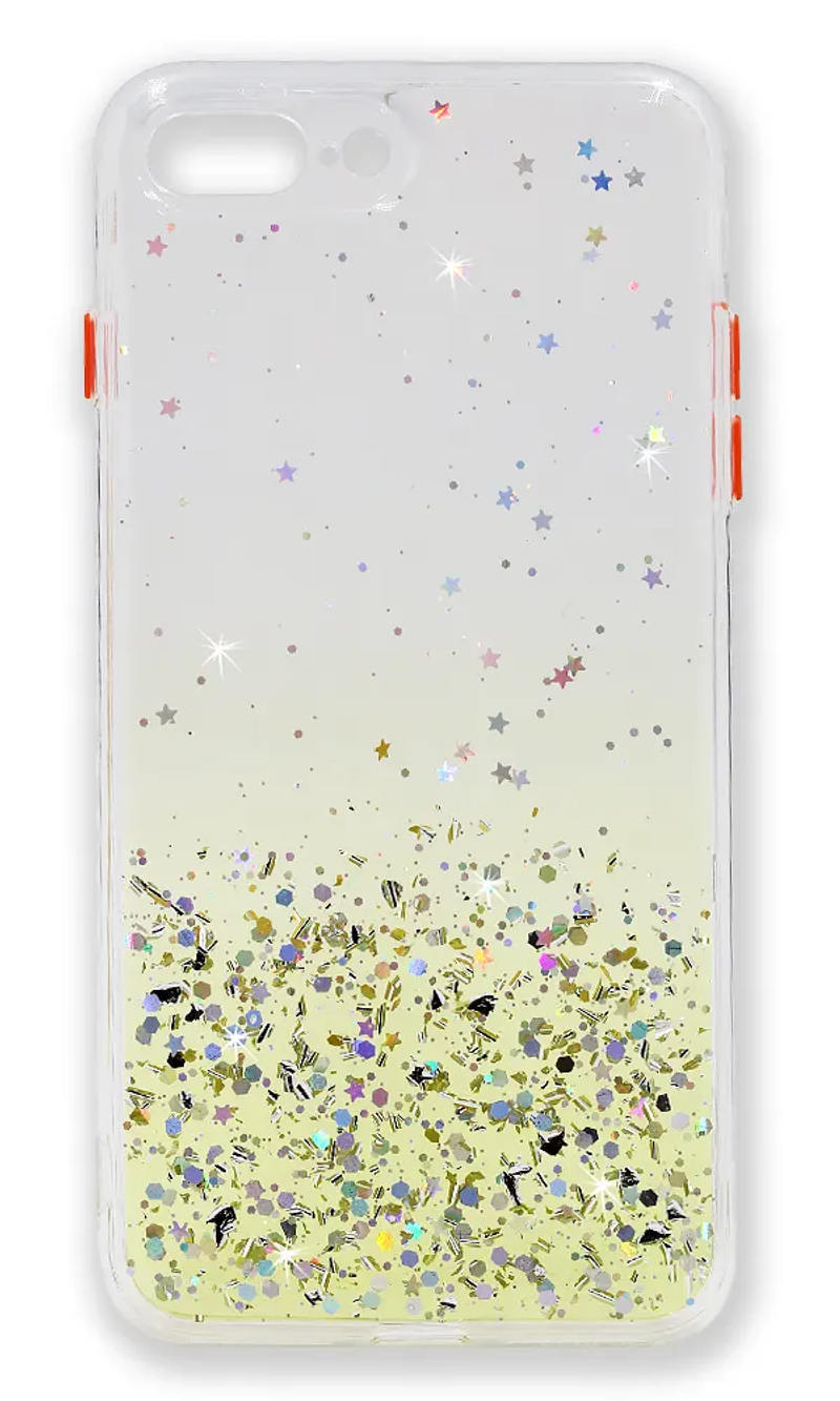 Cover Smoll Confetti Gradient for iPhone 8/7 Plus Transparent / Yellow