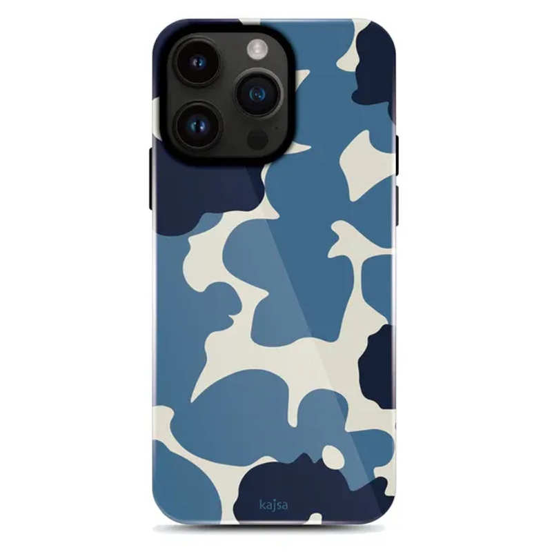 kajsa Floral Collection Aqua back case for iPhone 15 Pro - 6.1'' AB-5 3-FLAQ-I15P6.1-AB5