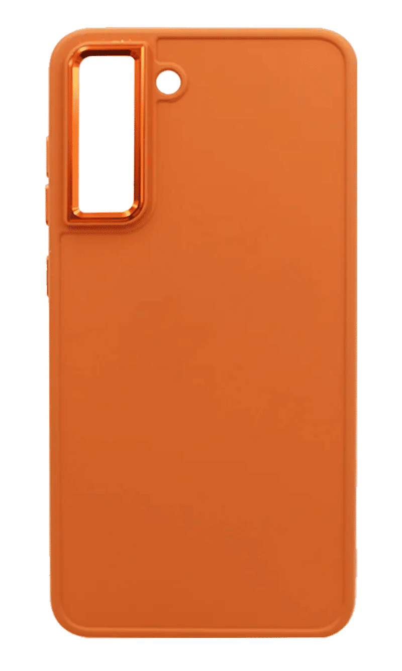 Чохол-накладка Bonbon Metal для Samsung S21 FE SM-G990F Orange