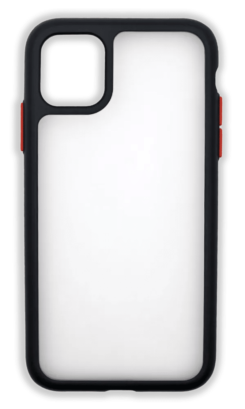 Чохол-накладка Shadow Matt для iPhone 11 Clear/Black