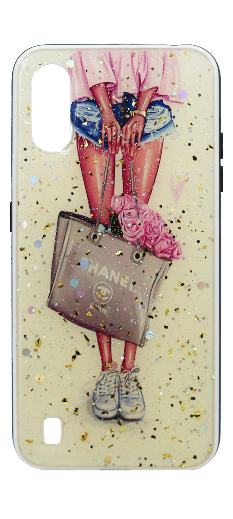 Cover-plate Smoll Sparkles Print for Samsung A01 SM-A015F Girl CoCo