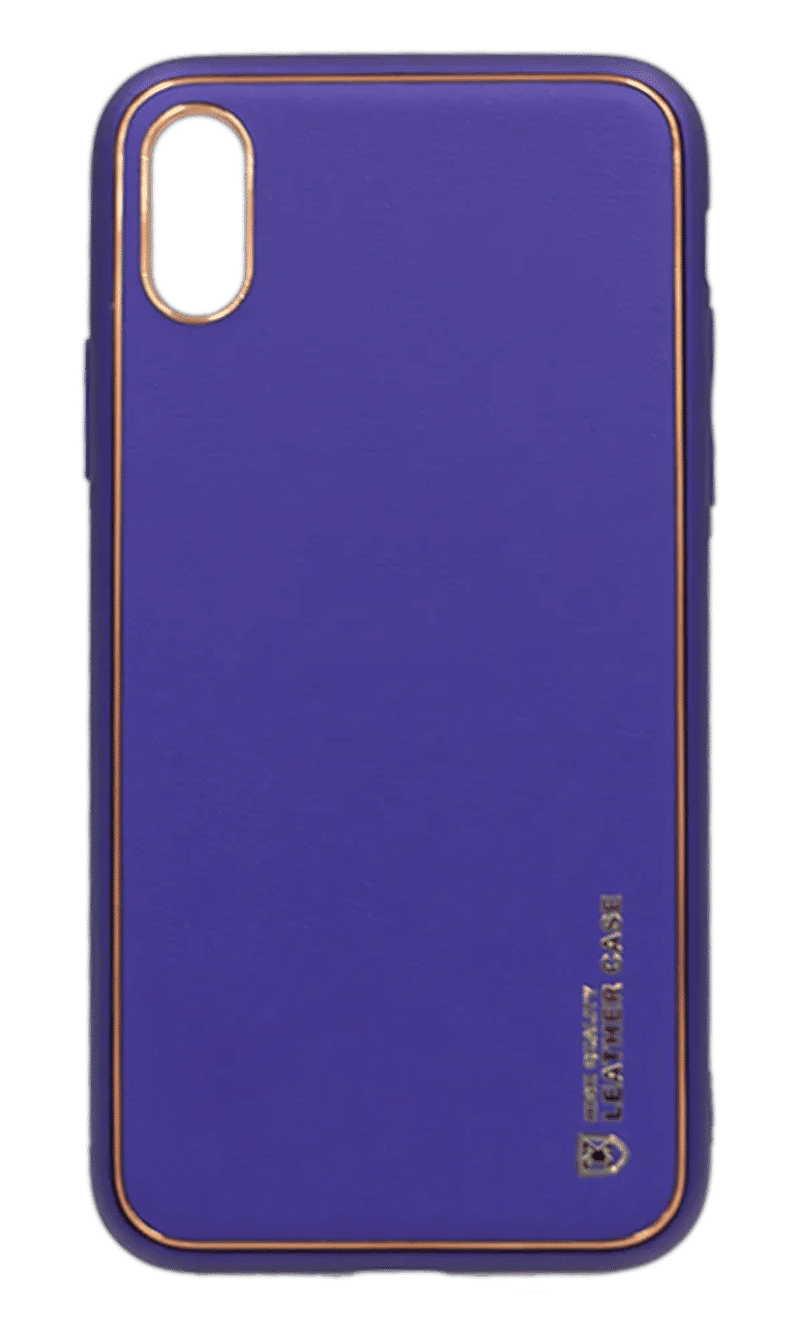 Чохол-накладка HQ Leather Case для iPhone X / XS Violet