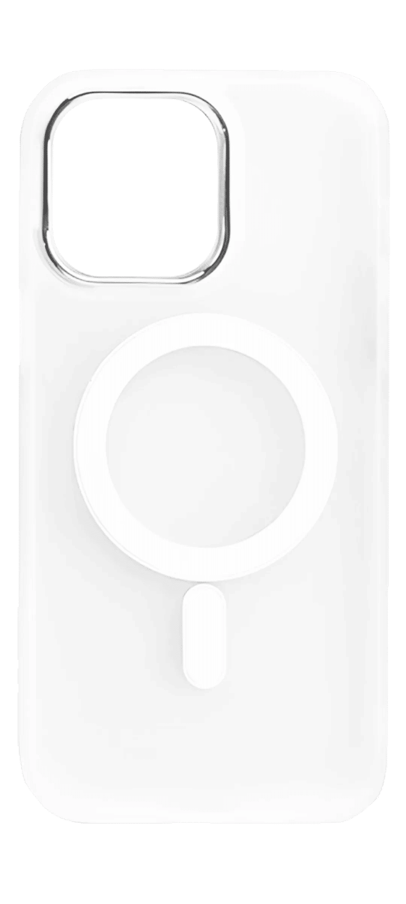 Чохол-накладка Shadow Matt Metal Buttons Magsafe для iPhone 15 Pro White