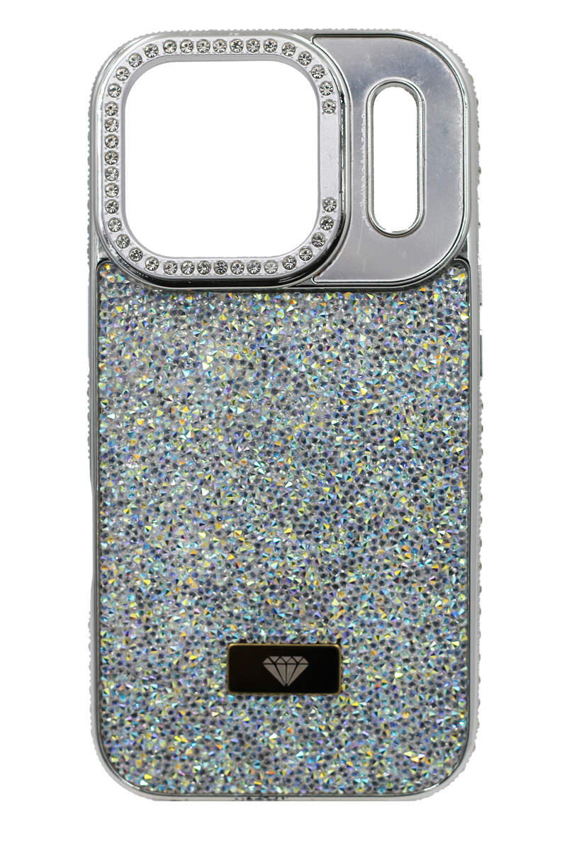 Чохол-накладка Diamonds CamStand для iPhone 17 Pro Silver