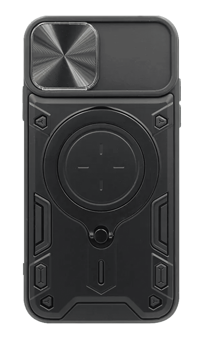 Hybrid CamOff + Big Ring Case for iPhone 11 Black