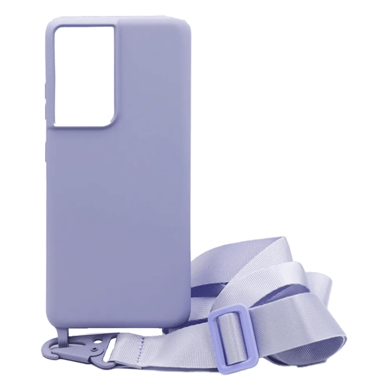 Чохол Molan Silicone Strap для Samsung S21 Ultra SM-G998B Viola