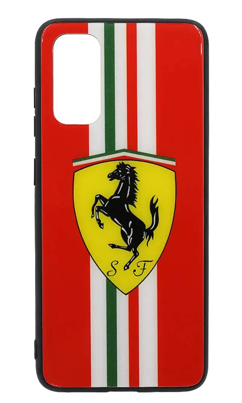 Чохол-накладка Glass Print для Samsung S20 Plus SM-G985F Car