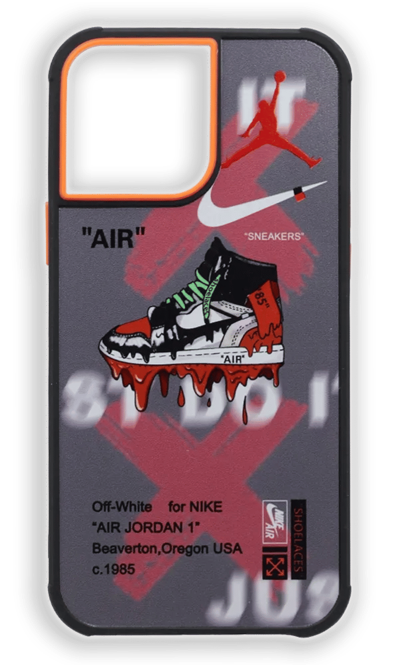 Чохол силіконовий Print Jordanl для iPhone 13 Pro Max Red