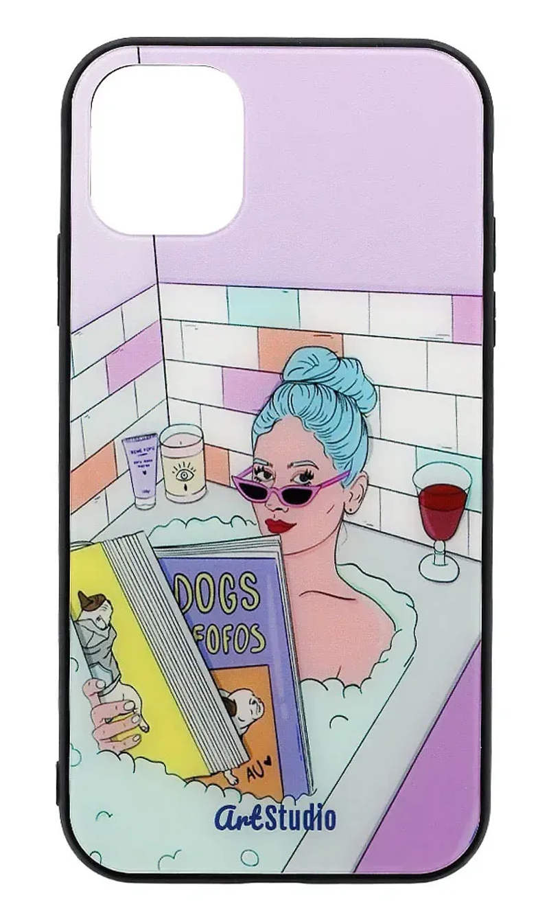 Cover-Glass Relax Bathroom pad for iPhone Pro Violet 11