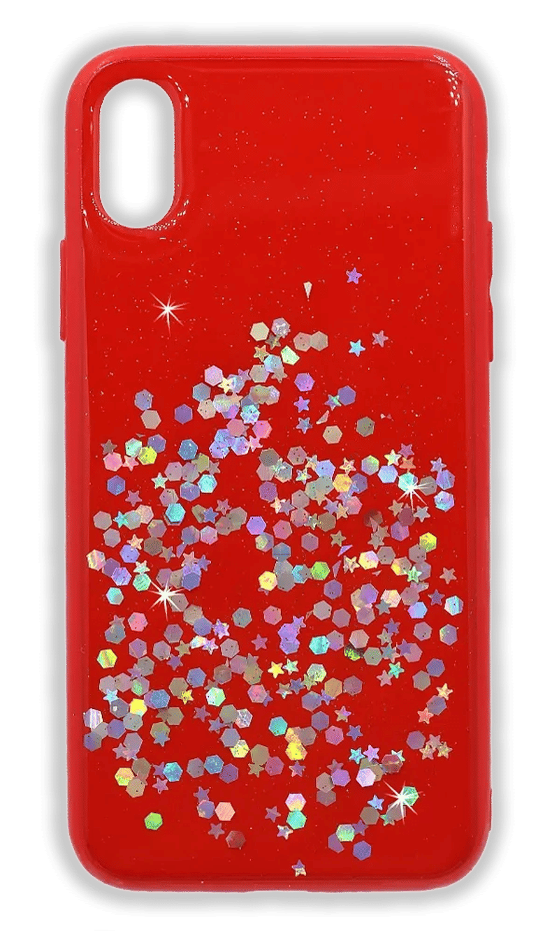 Чохол-накладка Smoll Confetti для iPhone X / XS Red