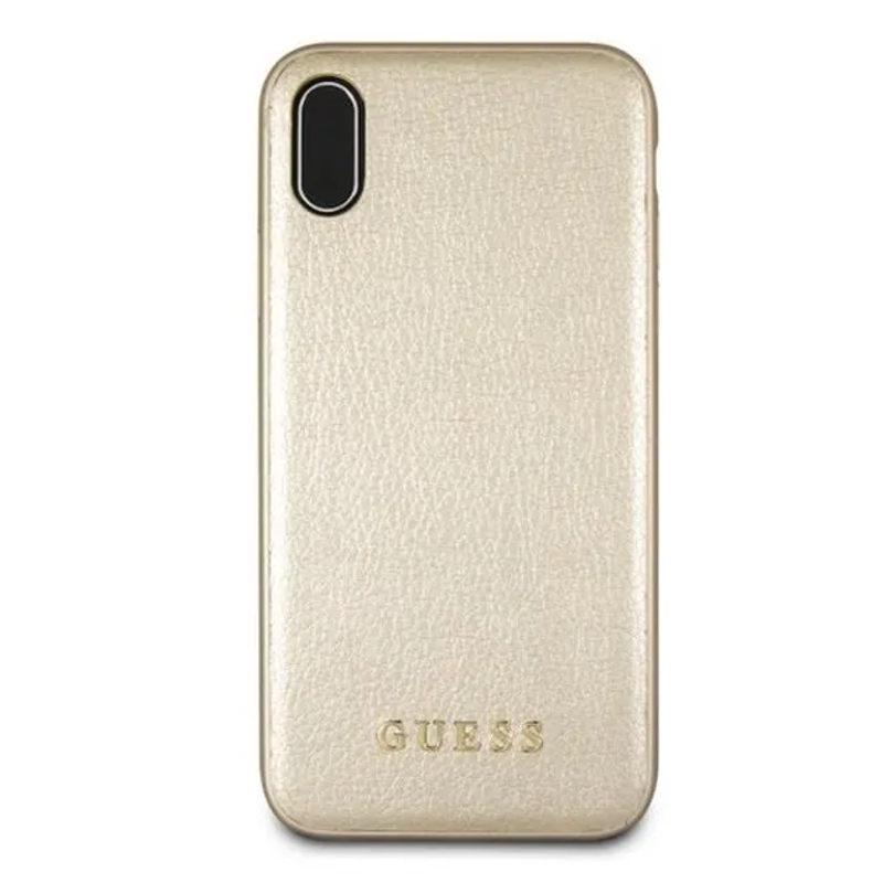 Чохол-накладка Guess Iridescent для iPhone X / XS Gold GUHCPXIGLGO
