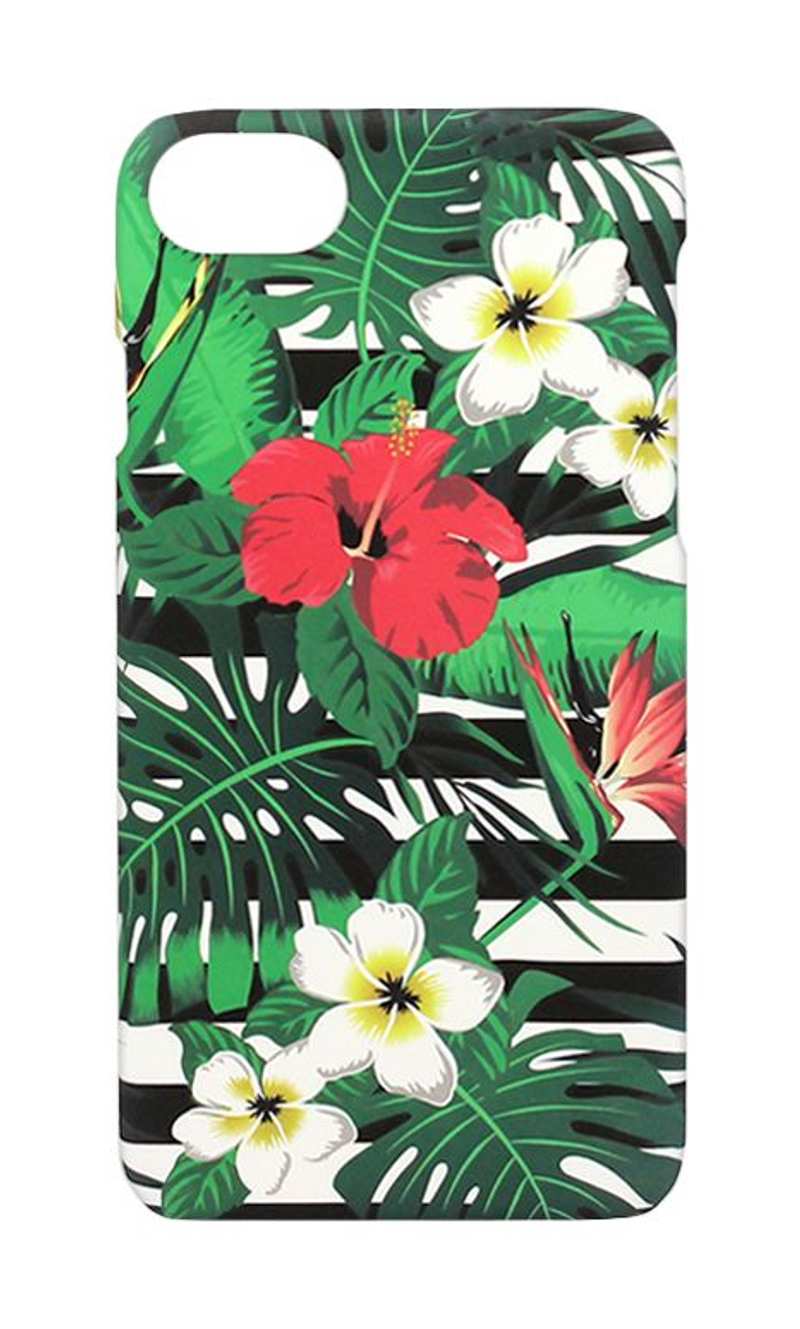 Case-pad Flower Stripes for iPhone 6 Green