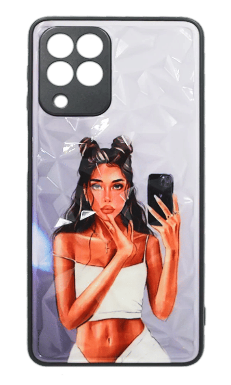 Prizm Print cover for Samsung M53 5G SM-M536B Black in White