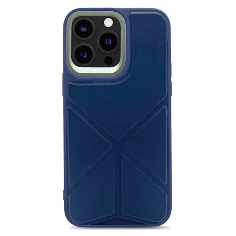 kajsa Preppie Collection Origami back case iPhone 14 Pro Max - 6.7'' Sierra Blue 3-POGM-I14P6.7-SIBL