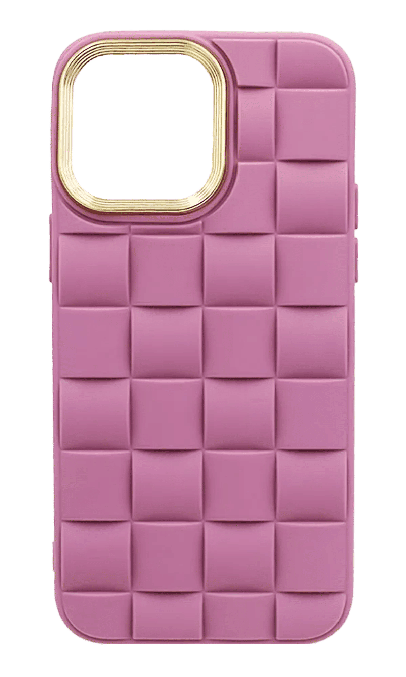 Чохол силіконовий 3D Weaving для iPhone 14 Pro Max Blueberry